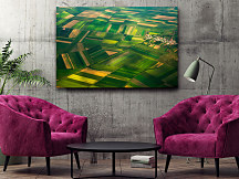 Obraz Pohľad na polia z výšky